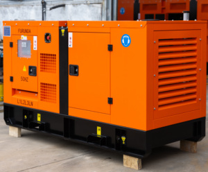 Groupe électrogène silencieux 20KW 25KVA Ricardo 4 cylindres avec radiateur, alternateur K4100D, pompe et filtres FR-20 Ricardo Di - Product Image 3