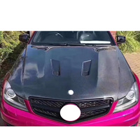 Capot moteur avant de haute qualité, style 507, en fibre de carbone, pour Mercedes-Benz W204 C63 2007-2014
