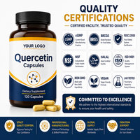 Capsules de Quercétine Naturelle 500mg – Soutien Naturel pour la Santé Immunitaire – Services OEM