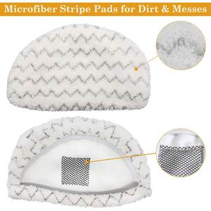 1940 vadrouille à vapeur 1806 1544 1440 2075A 2685A série lavable réutilisable en microfibre tampon à récurer remplacement vadrouille à vapeur - Product Image 5