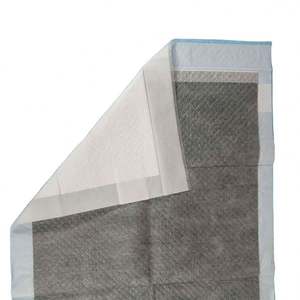 Sous-tapis d'entraînement jetable en bambou et charbon de bois pour chiens et animaux de compagnie avec pulpe de fluff super absorbante - Product Image 1