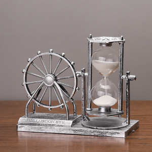 Minuteur sablier Tour Eiffel en plastique, ornement décoratif, cadeau pour anniversaire, étudiants, garçons, filles - Product Image 4