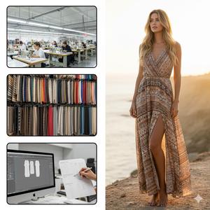 Fabricantes de Vestidos para Mujer de Marca Privada Personalizada, MOQ Bajo, Servicio OEM ODM, Proveedor de Ropa de Alta Calidad para Diseñadores - Product Image 1