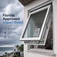 Fenêtre pliante verticale à ouverture par le haut, profondeur de profil 60mm 70mm 80mm, à rupture de pont thermique, de qualité supérieure, conforme aux normes pour cuisines, véranda et maisons passives