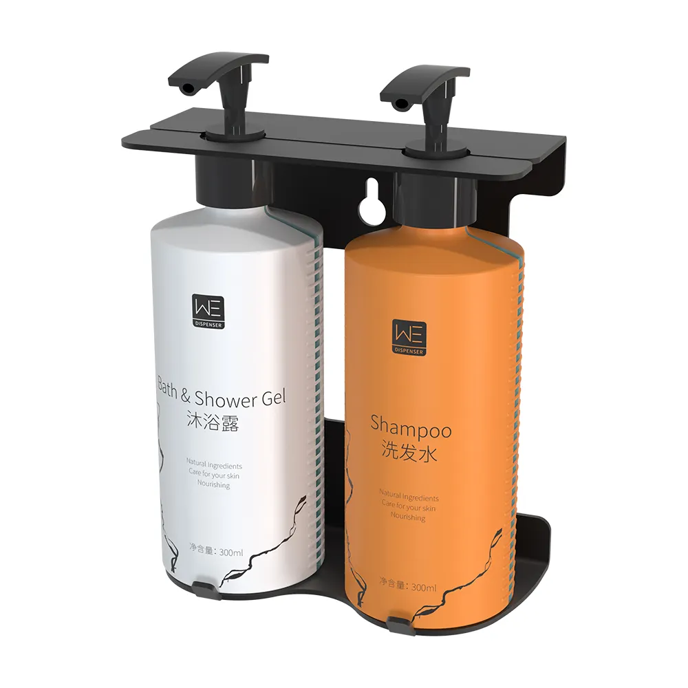 Eco Moderne Muur Opgehangen Kind Proof 300Ml Shampoo Zeep Disepnser Houder Beugel Met Slot