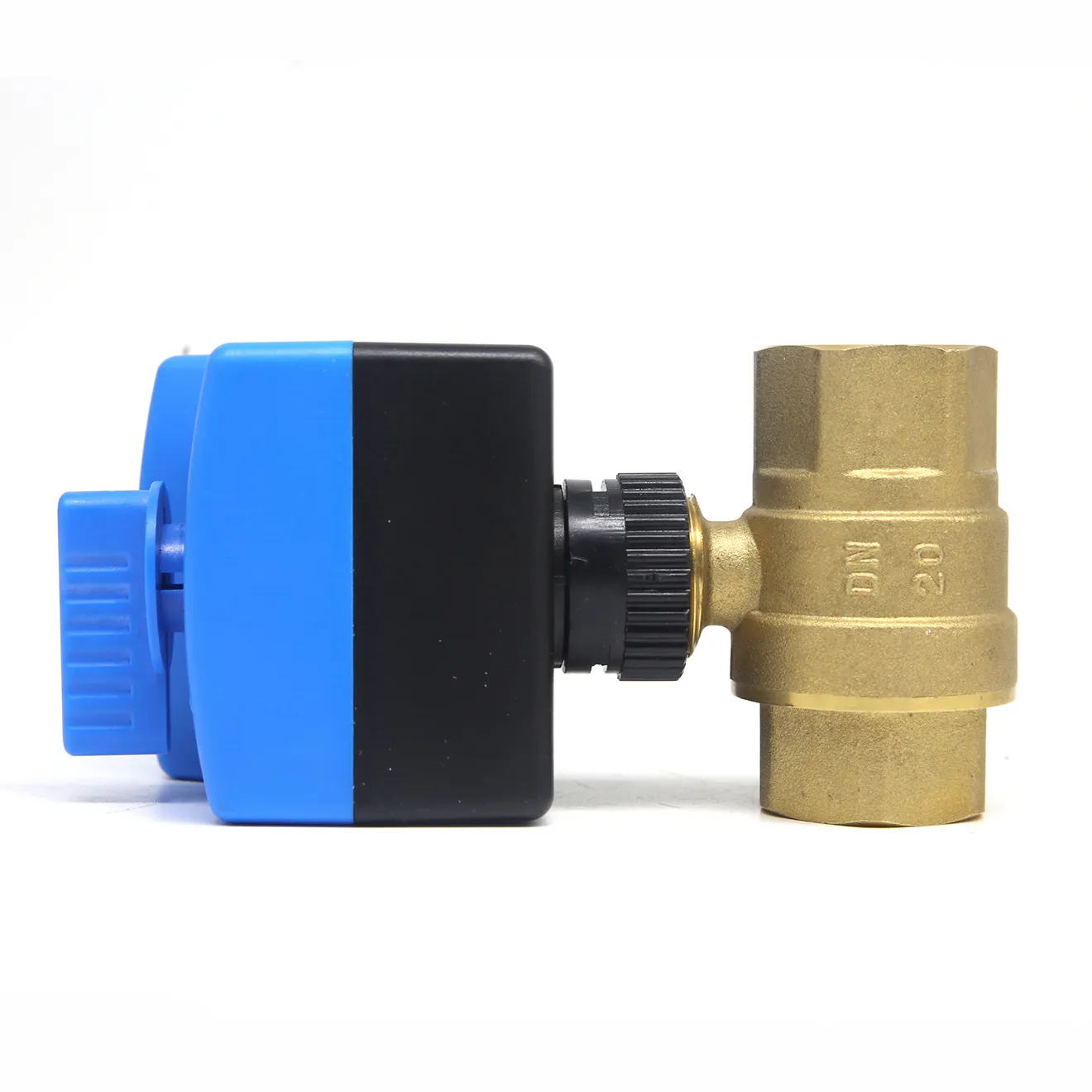 Ac 220V 2 cách 3 dây cơ giới Brass Ball valve với thiết bị truyền động có thể lái xe van có thể được sử dụng trên năng lượng mặt trời năng lượng