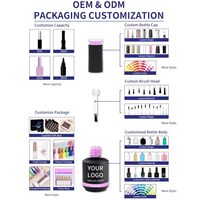Ensemble de vernis à ongles en gel de 60 couleurs, 15 ml, UV/LED, à retirer par trempage, nuances classiques complètes pour salon, manucure DIY, vente en gros, boîte d'ensemble de vernis à ongles en gel