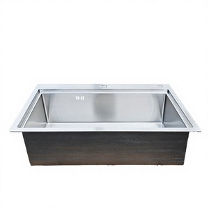 Luxury Handmade Stainless Steel <b>Kitchen</b> <b>Sink</b> Bowl Single Bowl Modern <b>Kitchen</b> <b>Sink</b> Supplier - Product Image 1