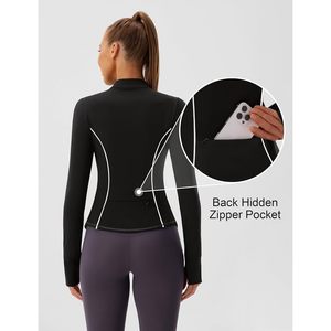 Camiseta Deportiva de Manga Larga para Mujer, Protección Solar UPF 50, Cierre de Cremallera, Corte Ajustado, Anti UV, para Gimnasio y Golf - Product Image 4