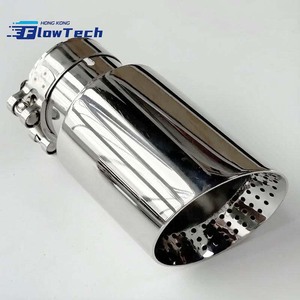 ปลายท่อไอเสียสแตนเลสแบบตาข่าย ดีไซน์แบบมีรูพรุน สำหรับตกแต่งรถยนต์ - Product Image 5