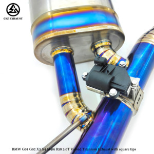 B58 G02 G01 M40i X3ไททาเนียมแบบสั่งทำ SS304 3.0T อุปกรณ์เสริมใน<span class=keywords><strong>รถ</strong></span>ยนต์ท่อไอเสีย valved จัดส่งรวดเร็วไม่ต้องเสีย<span class=keywords><strong>ภาษี</strong></span> valved catback - Product Image 4