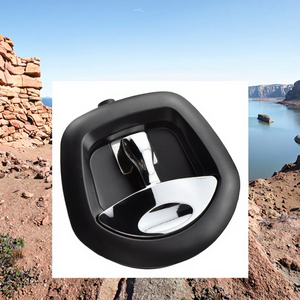 Serrures à queue de baleine noires M113 à commande à distance, à compression motorisée, à poignée en <span class=keywords><strong>T</strong></span>, pliables centrallement, 60 mm, en alliage de zinc - Product Image 3