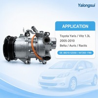 Compresseur de climatisation automatique 5SER09C OE 88310-52550 12V R134a avec embrayage pour Toyota Yaris Vente en gros