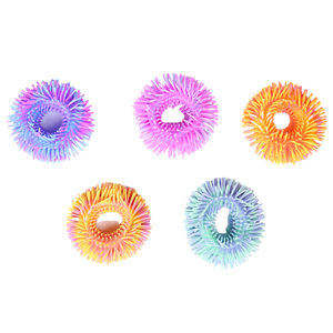 Hot Sales Custom Colorful Funny Kids Gift TPR Soft Sensory Band Squishy Toy Puffer Bracelet Custom logo Toy - Product Image 1