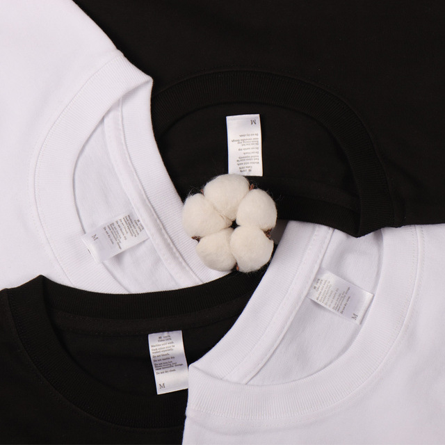 300 G Heavyweight Cotton Solid Color Seamless T-shirts Custom Mens Womens Short-sleeve T-shirt
