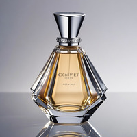 Vaporisateur de parfum de luxe de forme ronde 30ml 50ml 100ml Options de cylindre en verre avec joint pour emballage de boîtes cadeaux