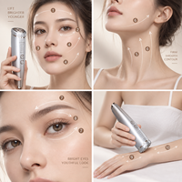 Nouvel appareil de beauté facial portable 6-en-1 chaud et froid, masseur facial pour raffermir la peau, lutter contre le vieillissement, prendre soin des yeux et favoriser un teint éclatant