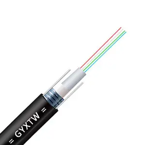 GYXTW Outdoor Fiber Cable Single Mode 9/125 6mm PVC Fiber Optical Cable 4core 6core 8core 12core