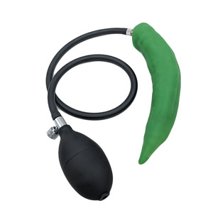 Green Pepper tiup buah Dildo Anus dan Stimulator Vagina buah sayuran Penis - Product Image 1