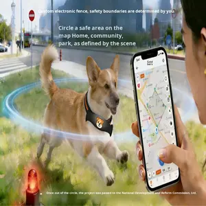 Collier intelligent pour animaux de compagnie avec traducteur humain-animal, motif visage de chien, matériau ABS, surveillance de la fréquence cardiaque, suivi de santé, positionnement IA - Product Image 4