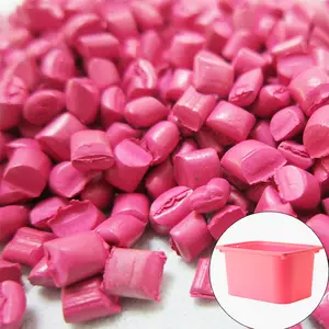 Alta Qualidade de cor Rosa PE/PET/PP Masterbatch para produtos de utilidades domésticas de Plástico