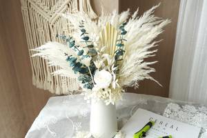 Bouquet de fleurs séchées dans tous les styles, bouquet de décoration naturelle, Pampas, pour organisation, décoration de la maison - Product Image 4