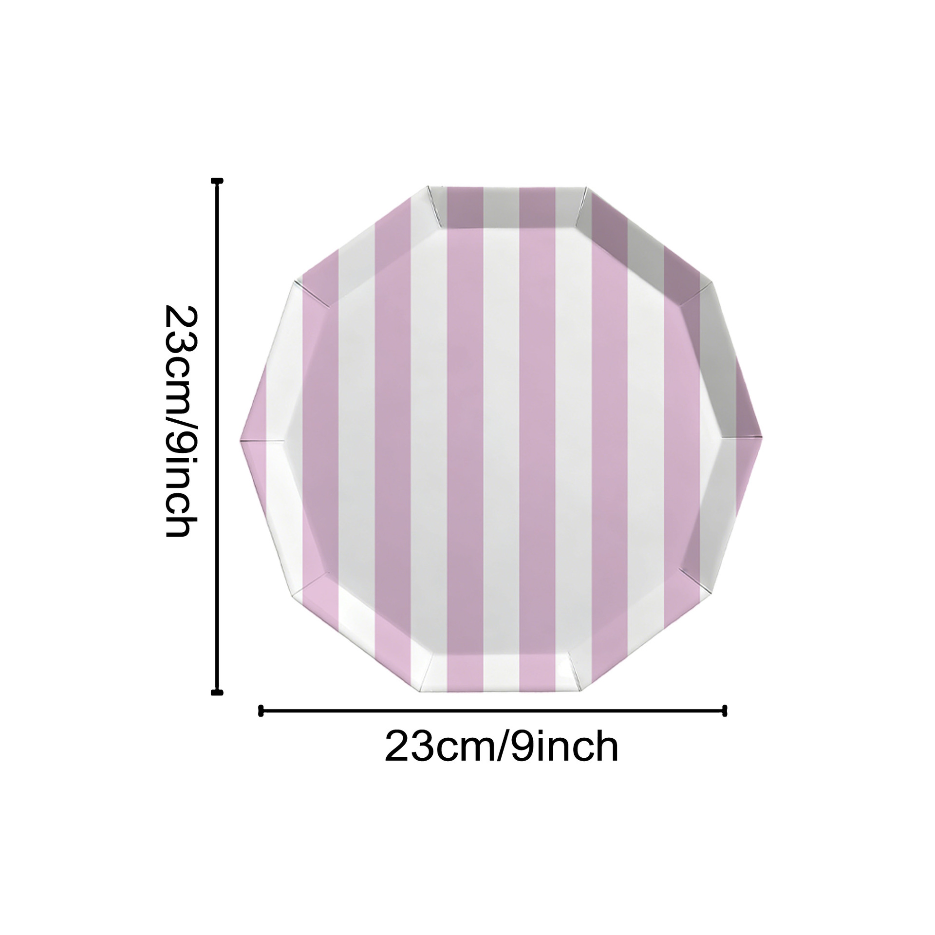 Purple  9 inch plates