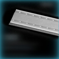 Barra espaciadora de aluminio soldada de alta resistencia y duradera para vidrio aislante en puertas y ventanas plegables verticales