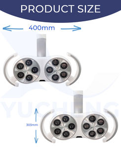 Lampada a LED a doppio colore a 10 fori per l'illuminazione di trattamenti dentali nelle cliniche - Product Image 6
