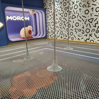 Équipement de terrain de jeu en corde tressée pour enfants, centre de divertissement familial, aire de jeux commerciale pour l'aventure parent-enfant