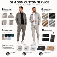 Ropa Deportiva Personalizada, Conjunto Deportivo Informal Minimalista Ligero para Hombre, Chaqueta Cortavientos Técnica, Traje para Correr de Dos Piezas