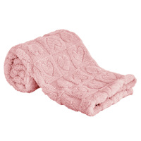 Stock de Nouvelle Arrivée Couverture Polaire pour Bébés Nourrissons Couverture à Carreaux Coeur Couvertures Douces et Douces pour Bébés Filles Garçons