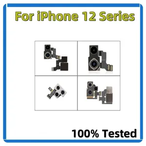 Cámara Trasera para <span class=keywords><strong>iPhone</strong></span> <span class=keywords><strong>12</strong></span> 13 14 15 Pro Max <span class=keywords><strong>12</strong></span> 13 <span class=keywords><strong>Mini</strong></span> 14 15 Plus, Piezas de Repuesto, Lente Principal Trasera, Cable Flexible, Prueba de Cámara Trasera - Product Image 2