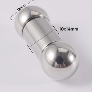 YICAI, 1 pieza, tamaño <span class=keywords><strong>grande</strong></span>, 316L, acero quirúrgico, barra roscada interna, anillos para pezón de lengua, expansor de carne, <span class=keywords><strong>Piercing</strong></span> para lengua - Product Image 5