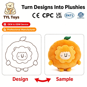 Dal Disegno al Prodotto Finito: Bambola di Peluche Personalizzata OEM ODM, Giocattolo Morbidissimo Imbottito in Cotone PP, Certificato CE CPC EN71 UKCA, Gatto di Peluche per 14+ Anni - Product Image 6