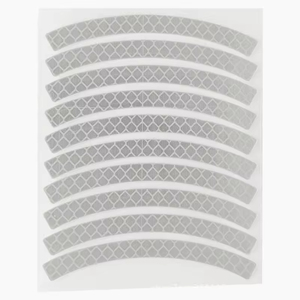 <span class=keywords><strong>Bande</strong></span> réfléchissante autocollants réfléchissants pour voitures vélos moto voiture moyeu de roue autocollant réfléchissant coloré - Product Image 5