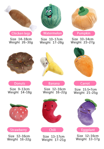 Amaz en çok satan toptan çevre dostu özel köpek gıcırtılı peluş çiğnemek oyuncaklar ile özel boyutları - Product Image 2