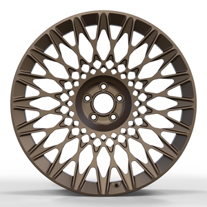 Cerchi in Lega di Alluminio Forgiato Nero Lucido da 17, 18, 19, 20, <span class=keywords><strong>21</strong></span> e 22 Pollici, Design a Raggi Classico, Garanzia di 5 Anni, Tipo Universale - Product Image 1