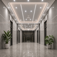 Panel Langit-langit Sarang Lebah Aluminium - Tahan Api dan Air Desain Modern Garansi 5 Tahun Panjang Dapat Disesuaikan untuk Dekorasi Interior