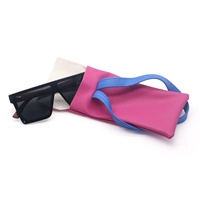 Étuis à lunettes de soleil carrés en PU de haute qualité, durables, légers (49g), compacts, avec logo personnalisé, noir/blanc/rose, marque KingSwit