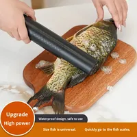 Nouveau gratte-écailles de poisson électrique entièrement automatique avec conception étanche et retrait rapide pour un usage domestique