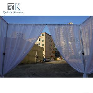 Support de tuyau carré mobile en chiffon blanc, 7 à 12 pieds, ensembles de tuyaux mobiles - Product Image 5