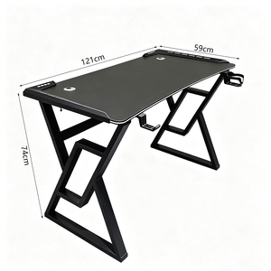 Escritorio para Juegos a <span class=keywords><strong>Precio</strong></span> <span class=keywords><strong>de</strong></span> Fábrica, <span class=keywords><strong>Mesa</strong></span> <span class=keywords><strong>de</strong></span> Computadora Ergonómica con Marco Metálico en Forma <span class=keywords><strong>de</strong></span> Z, Estación <span class=keywords><strong>de</strong></span> Trabajo para Gamers, Venta al Por Mayor - Product Image 5