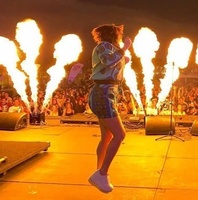 Projecteur de flamme à 3 voies GPL pour effets de scène, machine à feu pour DJ, discothèque, fête, avec télécommande, Hunan, Chine