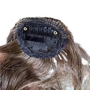 วิกผมหยิกขนสัตว์1ชิ้นพร้อมคลิปหน้าม้าเพิ่มวอลลุ่มที่คลุมผมทำให้ผมเต็มไปด้วยสไตล์ขี้เกียจ - Product Image 6