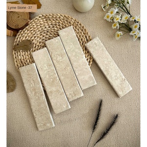 Pietra di Lyme Vintage mattoni fatti a mano 50x200mm lungo pietra piccola parete di fondo Bar per la progettazione di negozi di abbigliamento moderno - Product Image 2