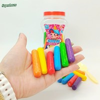 Super Mint Cool Chewing Gum Mixed Fruity Flavor Novelty Chalk Shaped Bubble Multi-Colored Sugar Kids Snacks Bulk Supply OEM