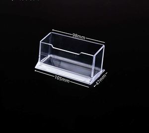 Supports de présentation personnalisés en acrylique transparent pour cartes de vœux, cartes-cadeaux et cartes postales - Product Image 3