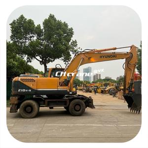 Usato Hyundai Wheeled 210w-9 210w-7 210wvs escavatore 140w 145w da corea Core componenti includono pompa e motore in vendita! - Product Image 1