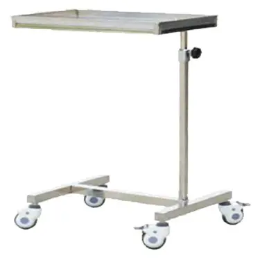 Mesa de hospital de acero inoxidable, carrito médico para enfermeras y pacientes, precio de fábrica